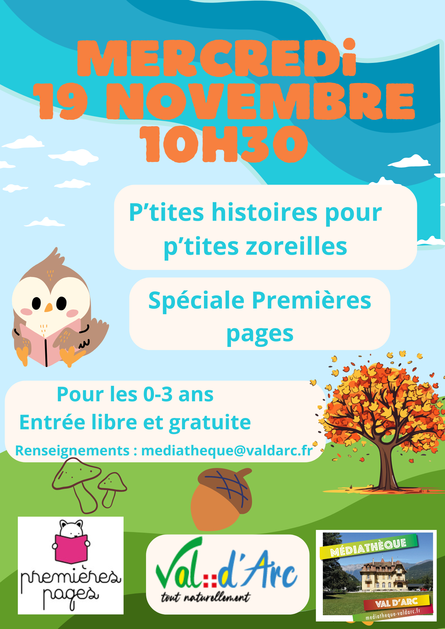 Ptites histoires pour ptites zoreilles novembre 1