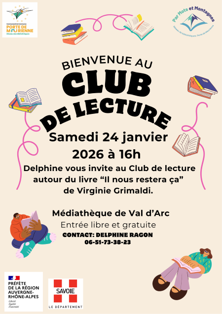 club de lecture janvier 26 2